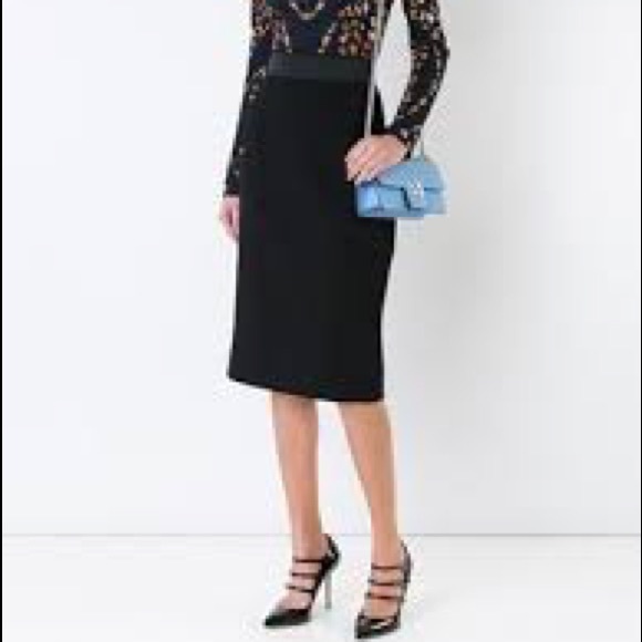 Alexander McQueen Foldover Pencil Skirt - Picture 1 of 5